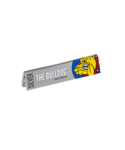 THE BULLDOG Rolling Papers - King Size Slim silver